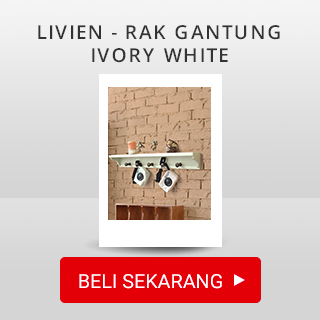 LIVIEN - RAK GANTUNG IVORY WHITE